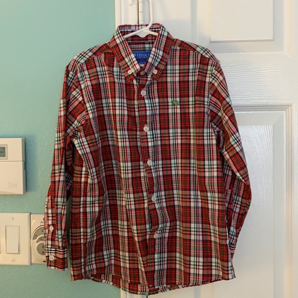 Long sleeve kids dress shirt